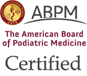 Logo Recognizing Fixing Feet PLLC's affiliation with ABPM