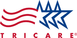 Logo Recognizing Fixing Feet PLLC's affiliation with Tricare